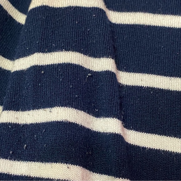 Forever 21 Dark Navy blue striped cardigan vtg GUC y2k - Picture 8 of 9